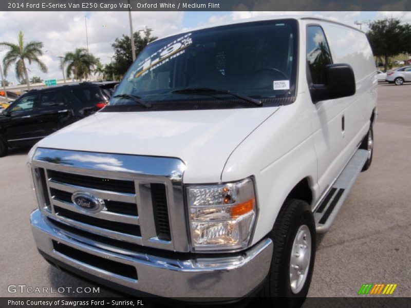 Oxford White / Medium Flint 2014 Ford E-Series Van E250 Cargo Van