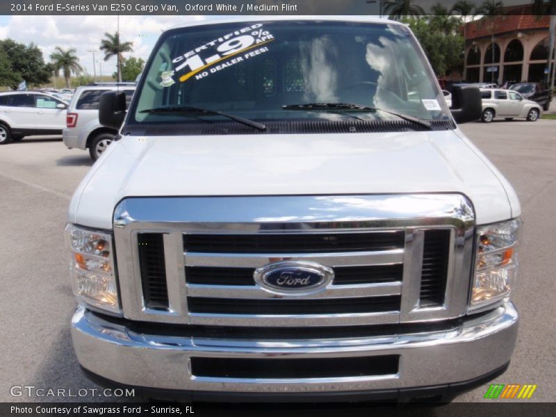 Oxford White / Medium Flint 2014 Ford E-Series Van E250 Cargo Van