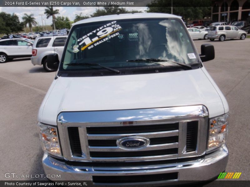 Oxford White / Medium Flint 2014 Ford E-Series Van E250 Cargo Van