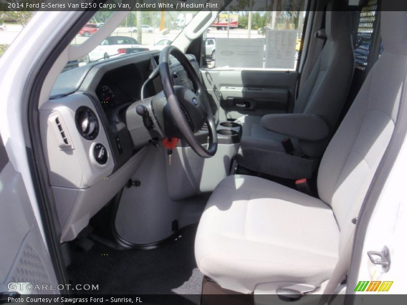 Oxford White / Medium Flint 2014 Ford E-Series Van E250 Cargo Van