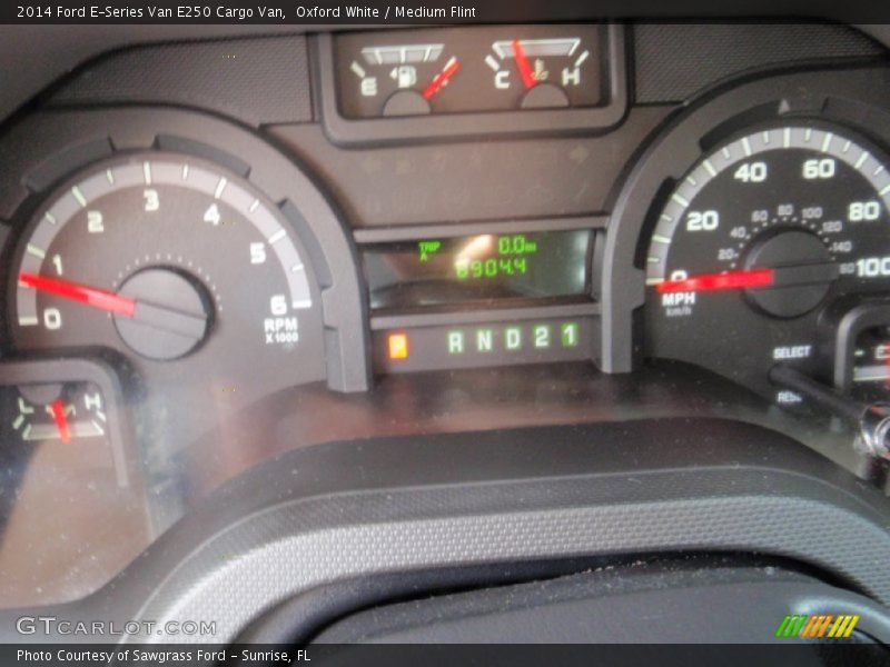 Oxford White / Medium Flint 2014 Ford E-Series Van E250 Cargo Van
