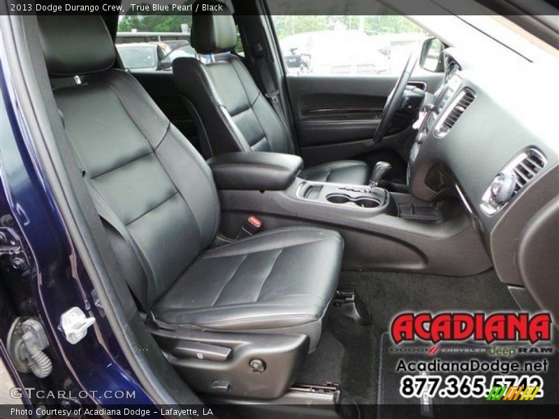 True Blue Pearl / Black 2013 Dodge Durango Crew