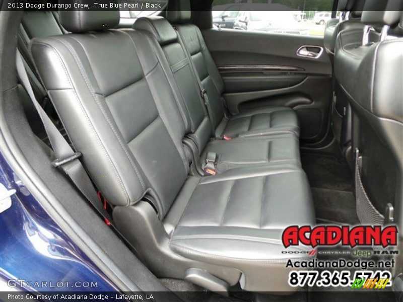 True Blue Pearl / Black 2013 Dodge Durango Crew