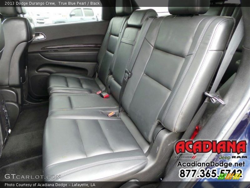 True Blue Pearl / Black 2013 Dodge Durango Crew