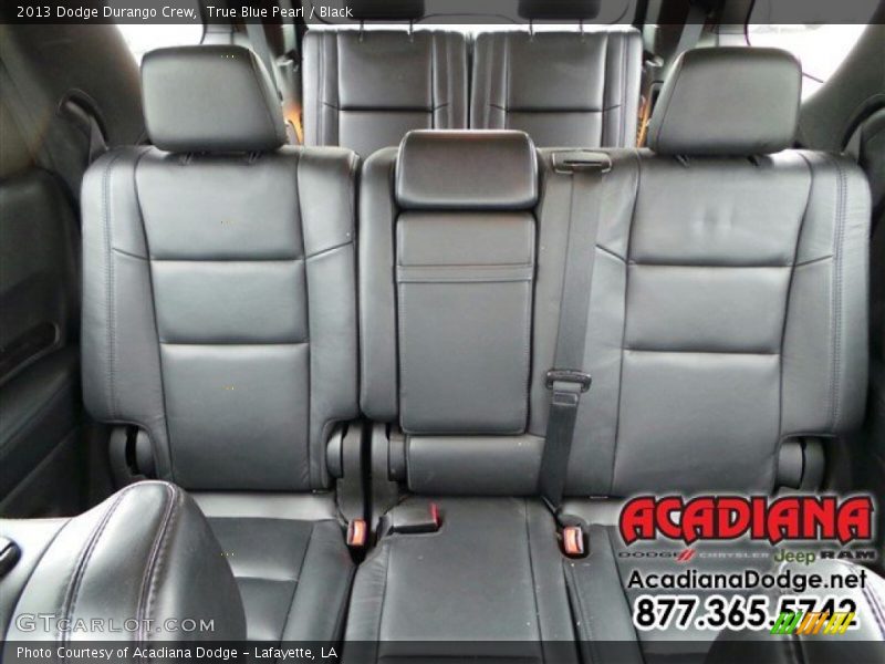True Blue Pearl / Black 2013 Dodge Durango Crew