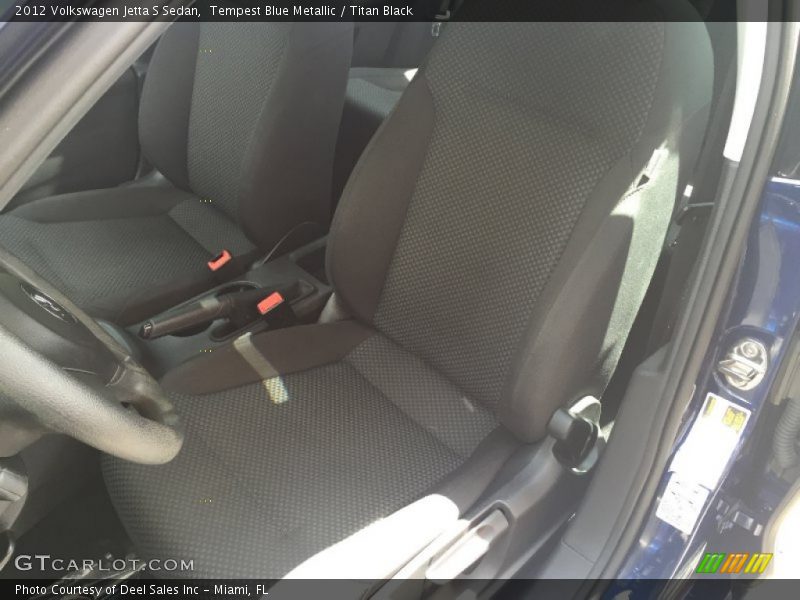 Tempest Blue Metallic / Titan Black 2012 Volkswagen Jetta S Sedan