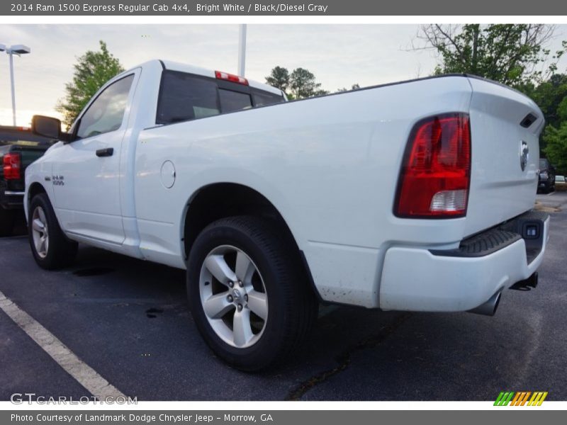 Bright White / Black/Diesel Gray 2014 Ram 1500 Express Regular Cab 4x4