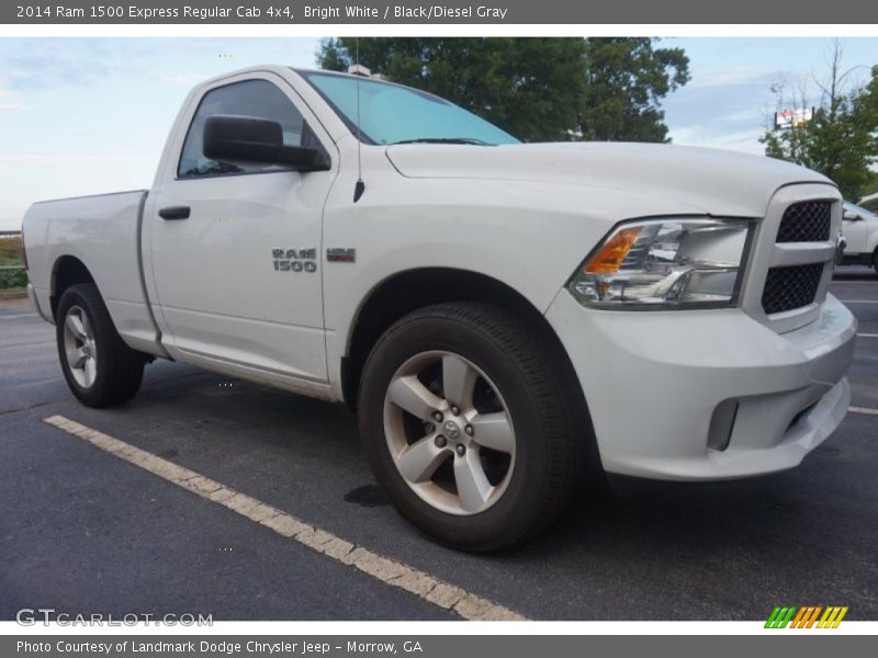 Bright White / Black/Diesel Gray 2014 Ram 1500 Express Regular Cab 4x4