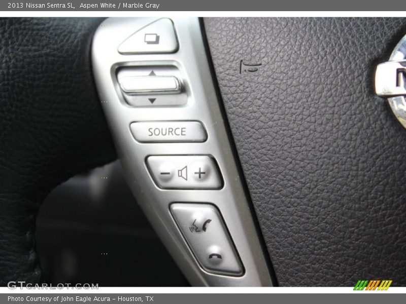 Aspen White / Marble Gray 2013 Nissan Sentra SL