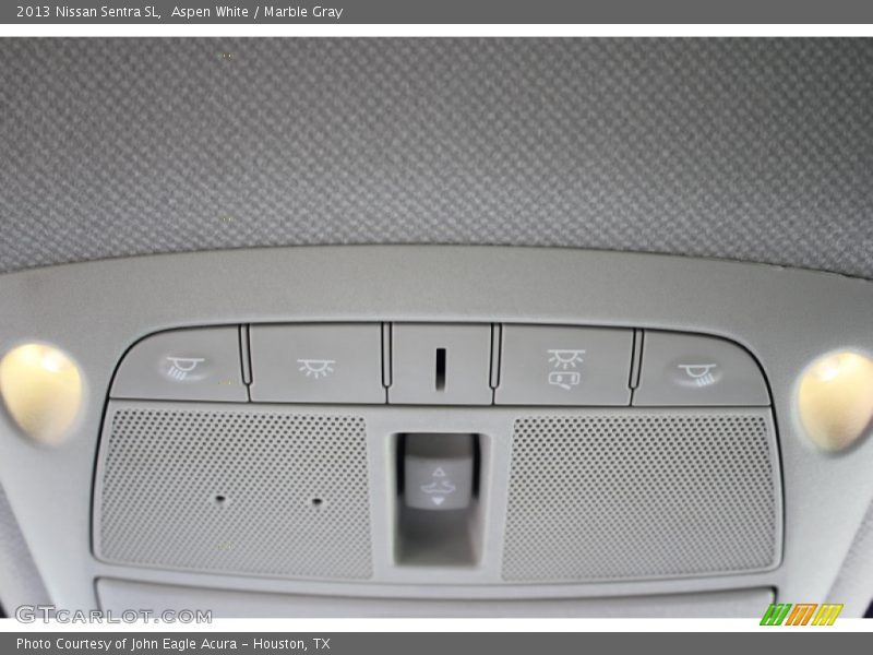 Aspen White / Marble Gray 2013 Nissan Sentra SL