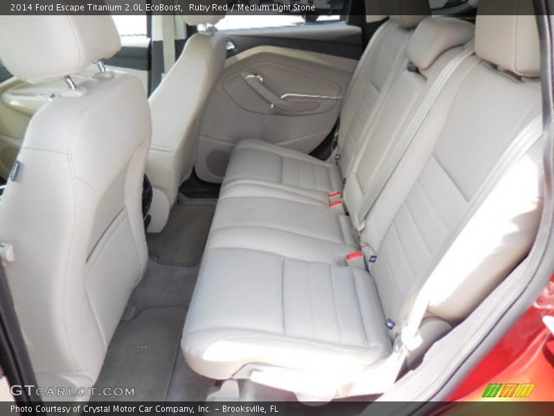 Ruby Red / Medium Light Stone 2014 Ford Escape Titanium 2.0L EcoBoost