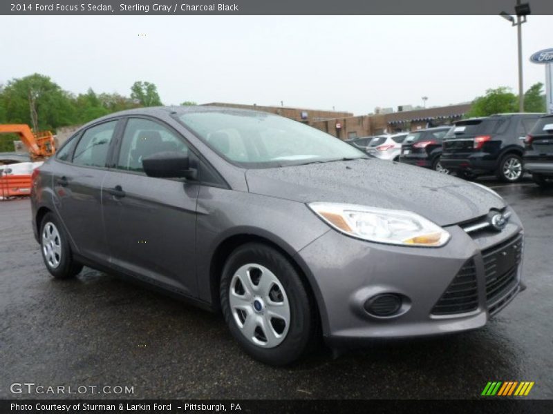 Sterling Gray / Charcoal Black 2014 Ford Focus S Sedan