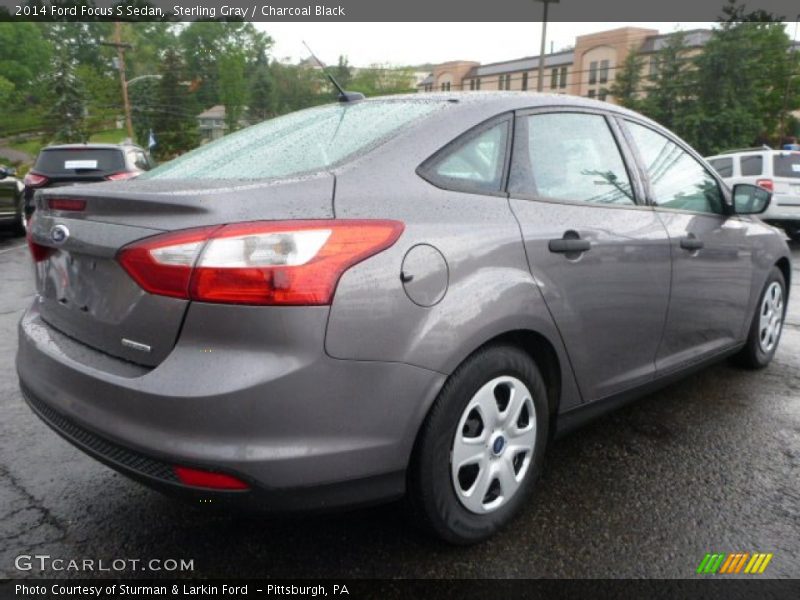 Sterling Gray / Charcoal Black 2014 Ford Focus S Sedan