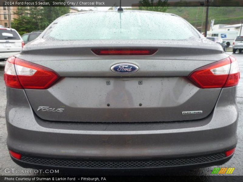 Sterling Gray / Charcoal Black 2014 Ford Focus S Sedan