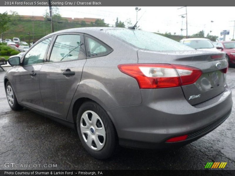 Sterling Gray / Charcoal Black 2014 Ford Focus S Sedan
