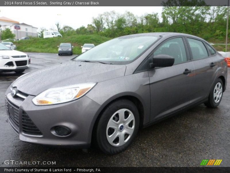 Sterling Gray / Charcoal Black 2014 Ford Focus S Sedan