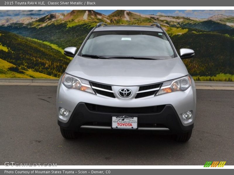 Classic Silver Metallic / Black 2015 Toyota RAV4 XLE