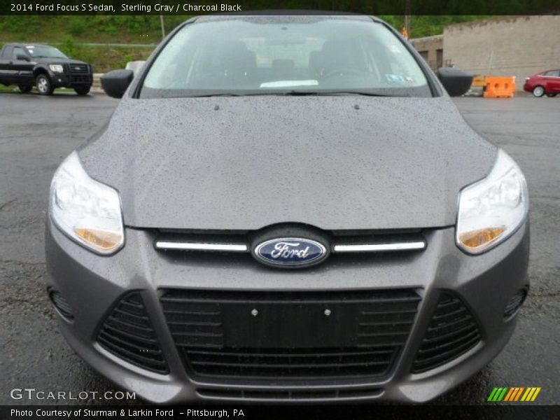 Sterling Gray / Charcoal Black 2014 Ford Focus S Sedan