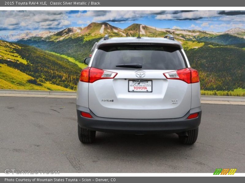 Classic Silver Metallic / Black 2015 Toyota RAV4 XLE