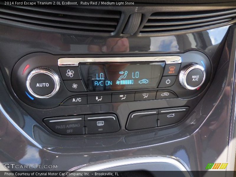 Ruby Red / Medium Light Stone 2014 Ford Escape Titanium 2.0L EcoBoost