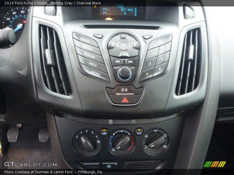 Sterling Gray / Charcoal Black 2014 Ford Focus S Sedan