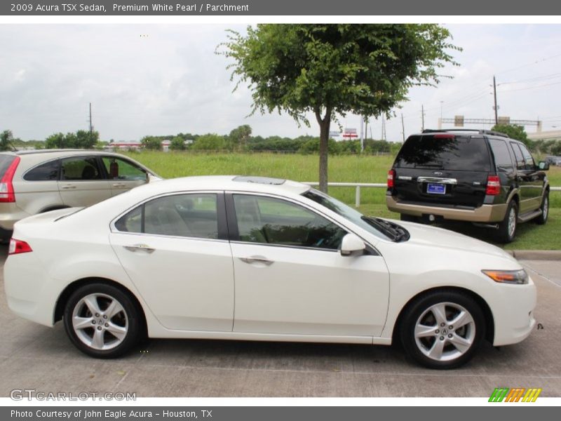 Premium White Pearl / Parchment 2009 Acura TSX Sedan