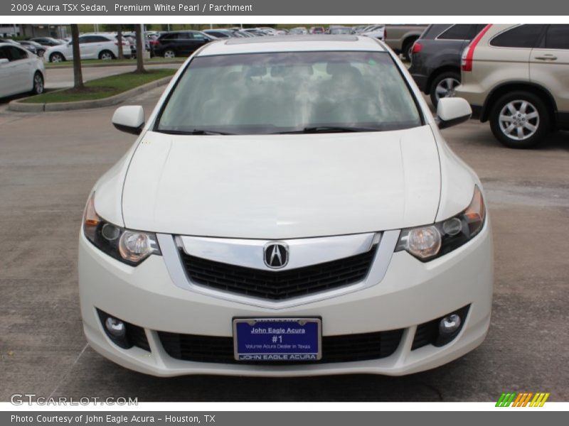 Premium White Pearl / Parchment 2009 Acura TSX Sedan