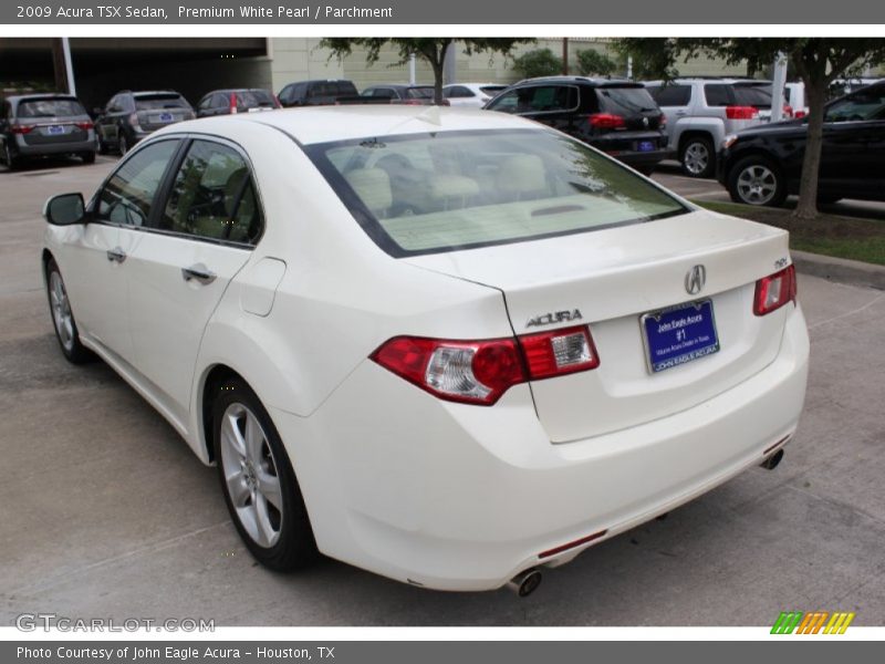 Premium White Pearl / Parchment 2009 Acura TSX Sedan