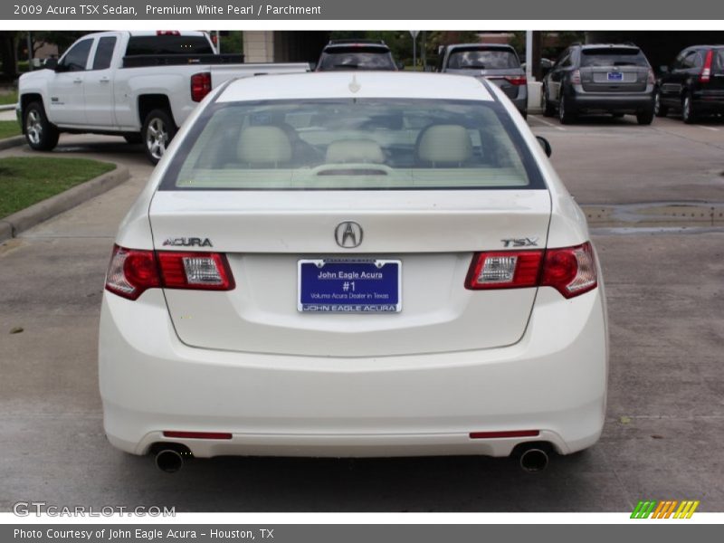 Premium White Pearl / Parchment 2009 Acura TSX Sedan
