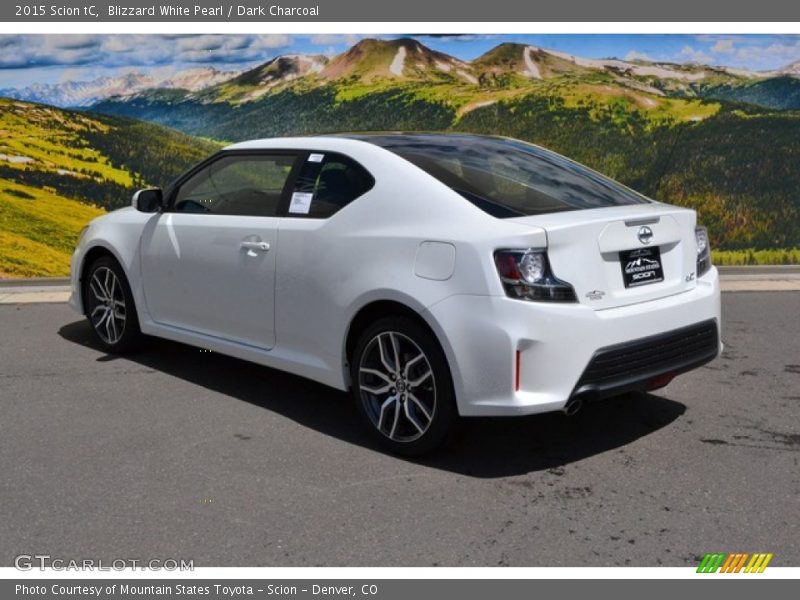 Blizzard White Pearl / Dark Charcoal 2015 Scion tC
