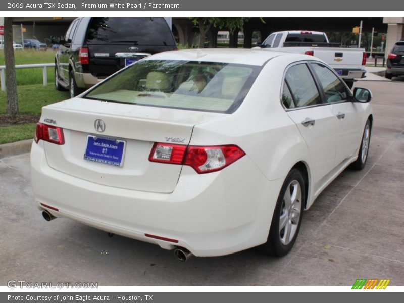 Premium White Pearl / Parchment 2009 Acura TSX Sedan