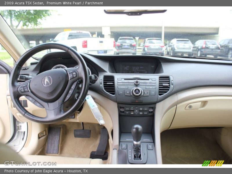 Premium White Pearl / Parchment 2009 Acura TSX Sedan