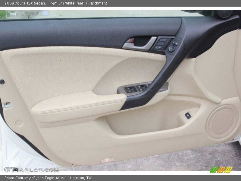 Premium White Pearl / Parchment 2009 Acura TSX Sedan