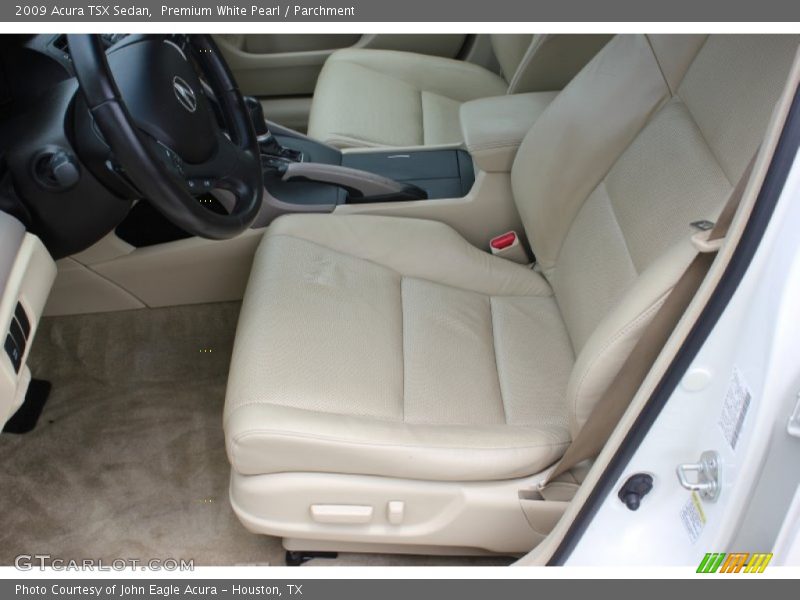 Premium White Pearl / Parchment 2009 Acura TSX Sedan