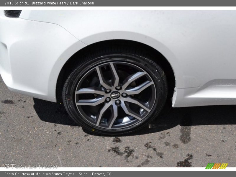 Blizzard White Pearl / Dark Charcoal 2015 Scion tC