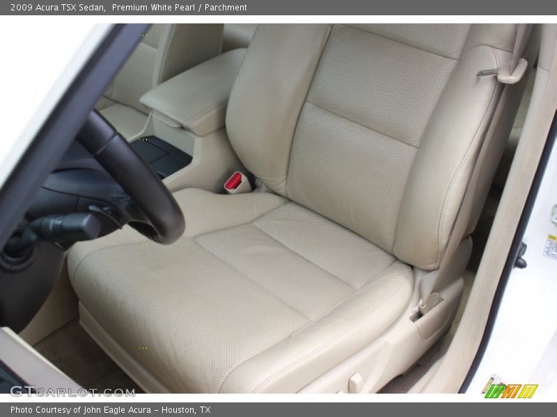 Premium White Pearl / Parchment 2009 Acura TSX Sedan