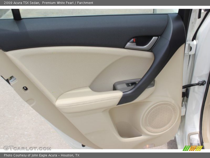 Premium White Pearl / Parchment 2009 Acura TSX Sedan