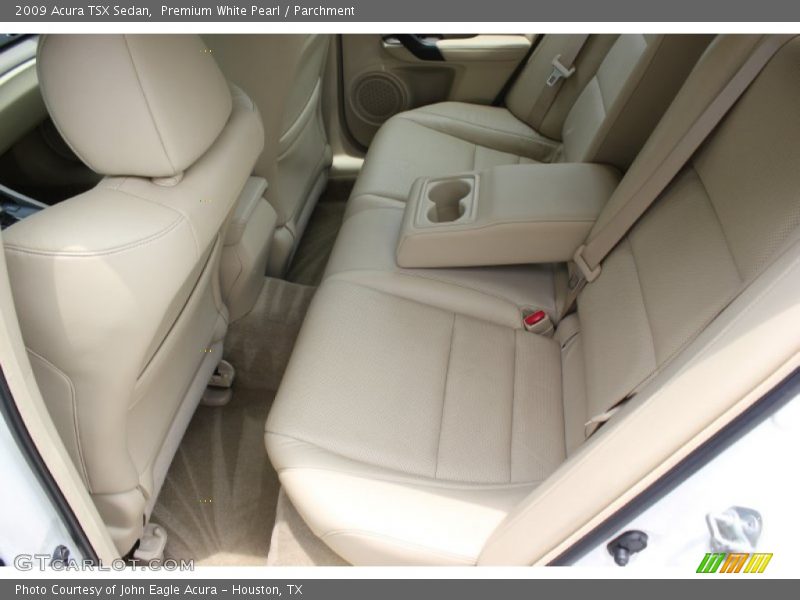 Premium White Pearl / Parchment 2009 Acura TSX Sedan