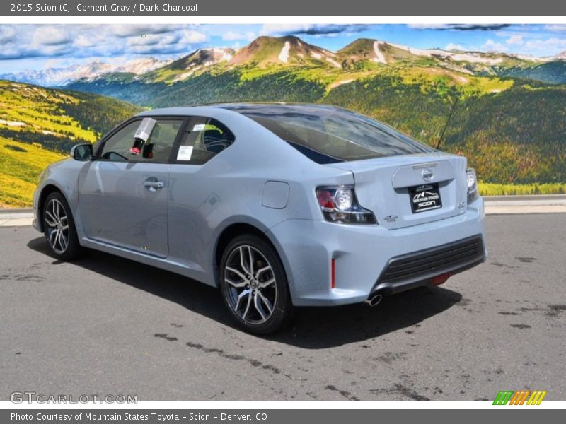 Cement Gray / Dark Charcoal 2015 Scion tC