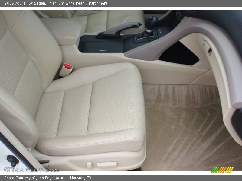 Premium White Pearl / Parchment 2009 Acura TSX Sedan