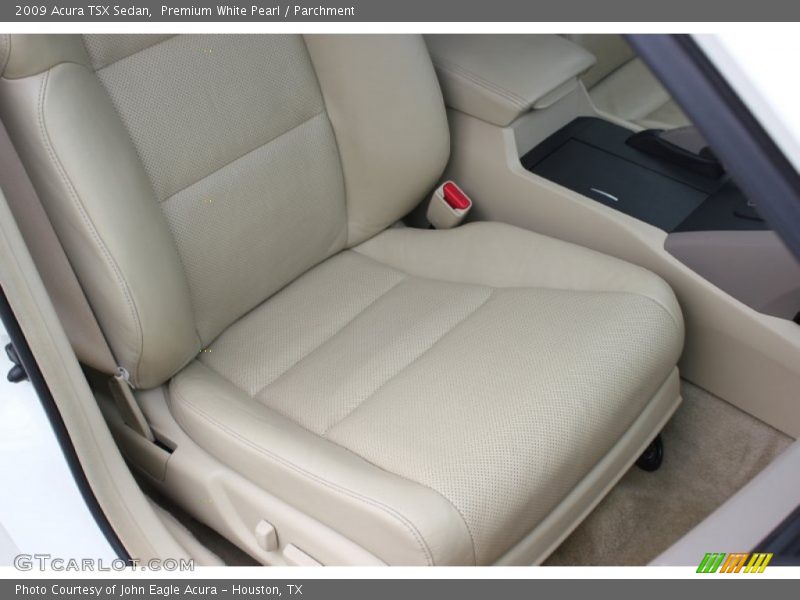 Premium White Pearl / Parchment 2009 Acura TSX Sedan