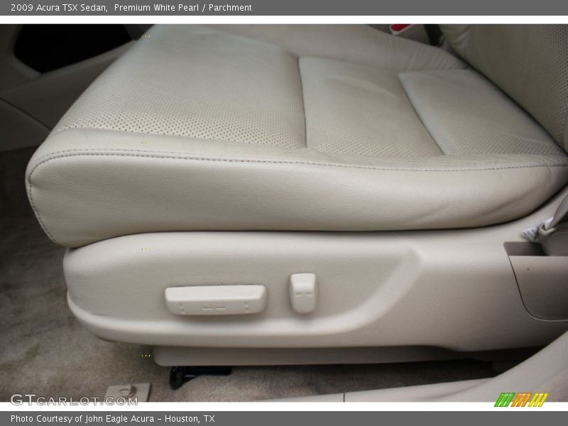 Premium White Pearl / Parchment 2009 Acura TSX Sedan
