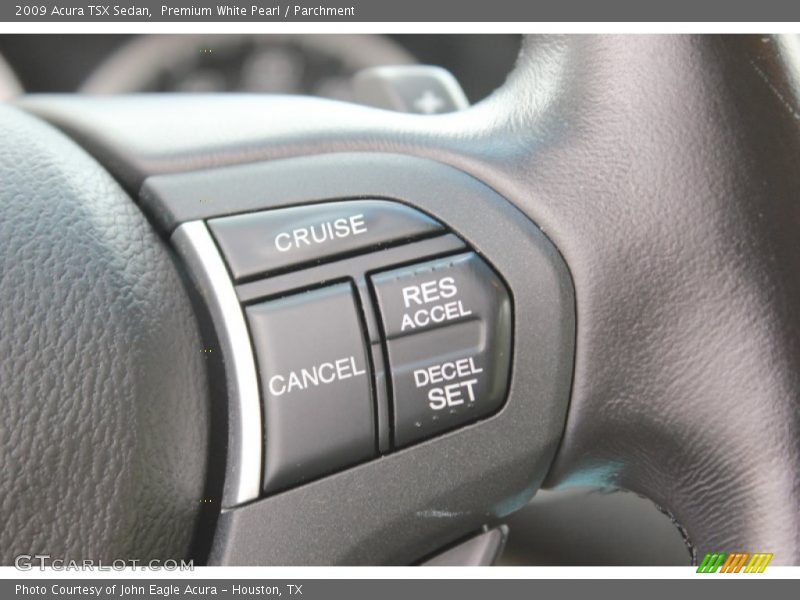Premium White Pearl / Parchment 2009 Acura TSX Sedan