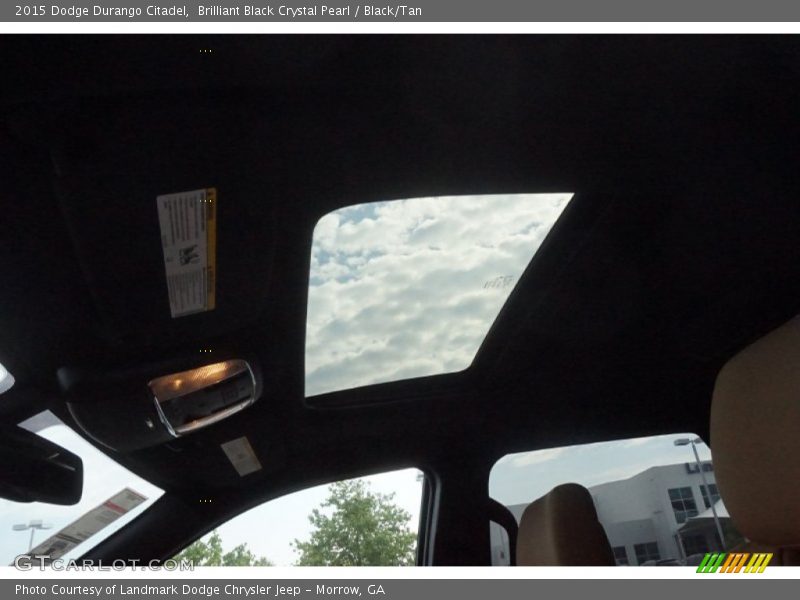 Brilliant Black Crystal Pearl / Black/Tan 2015 Dodge Durango Citadel