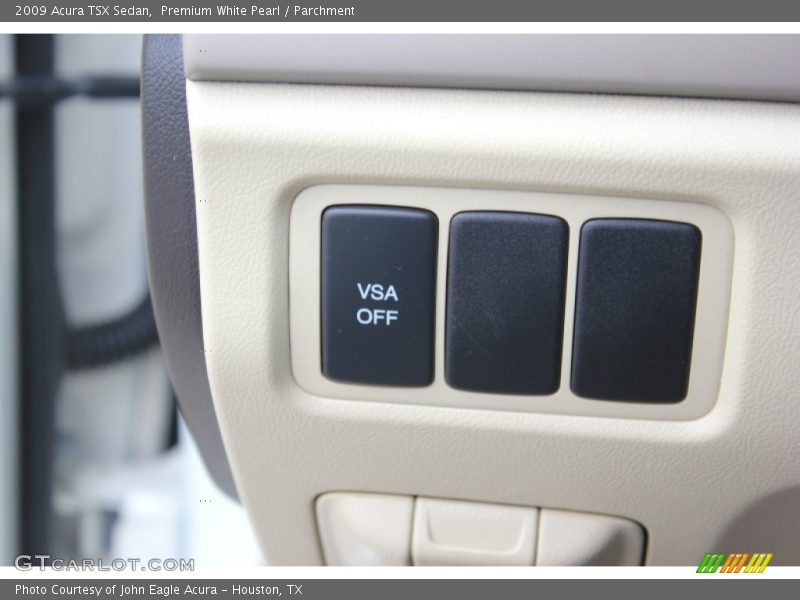 Premium White Pearl / Parchment 2009 Acura TSX Sedan