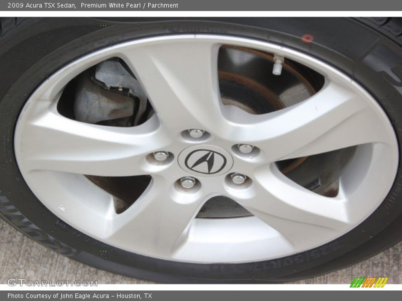 Premium White Pearl / Parchment 2009 Acura TSX Sedan
