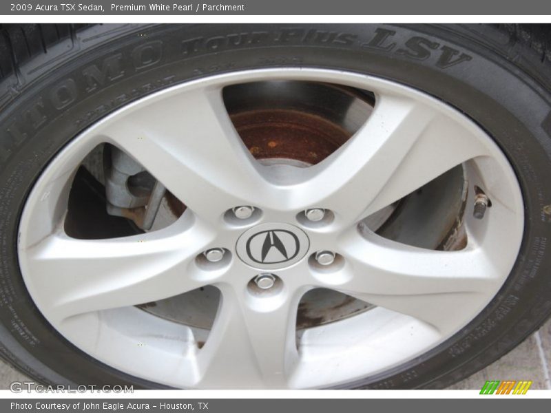 Premium White Pearl / Parchment 2009 Acura TSX Sedan