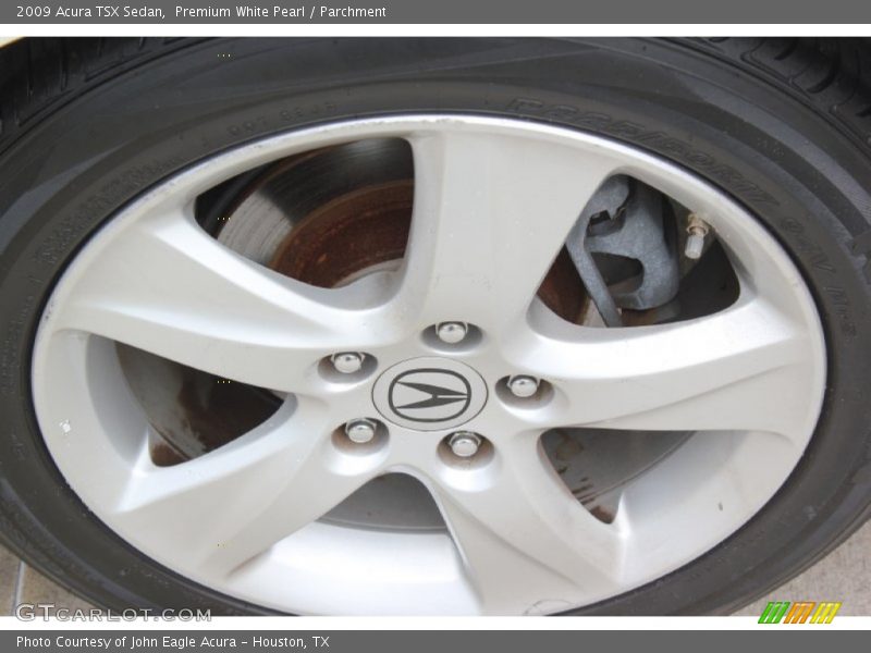 Premium White Pearl / Parchment 2009 Acura TSX Sedan
