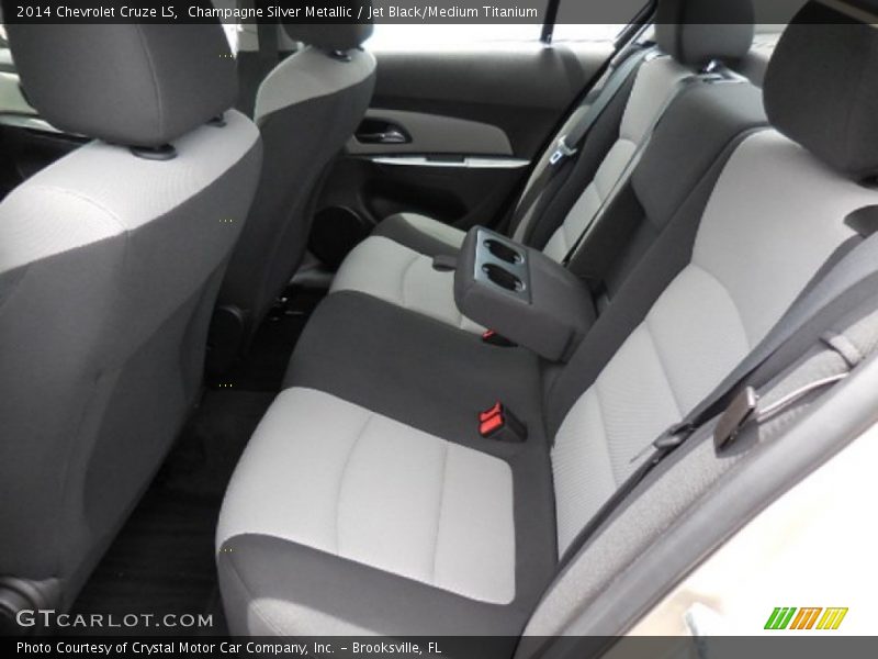 Champagne Silver Metallic / Jet Black/Medium Titanium 2014 Chevrolet Cruze LS