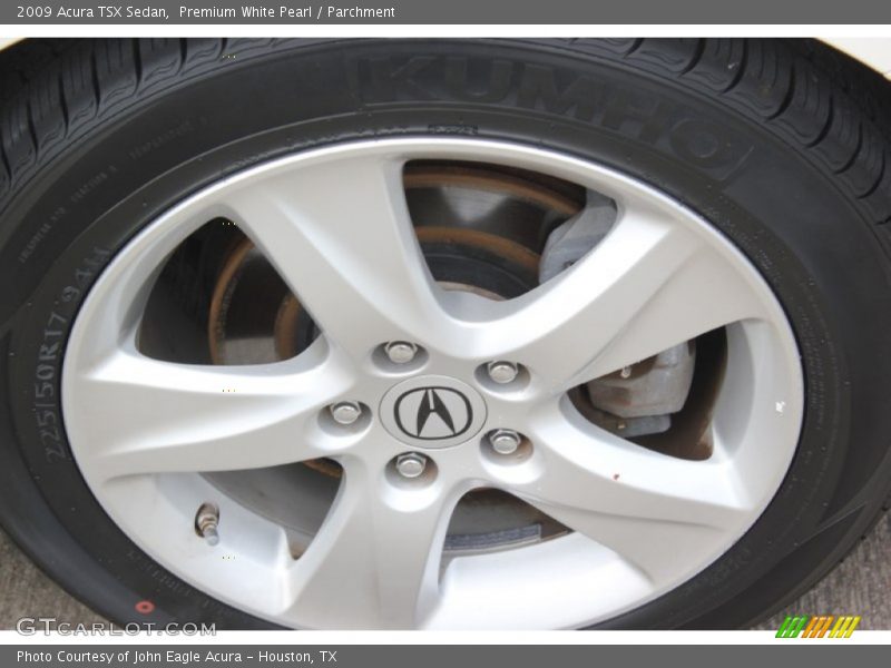 Premium White Pearl / Parchment 2009 Acura TSX Sedan